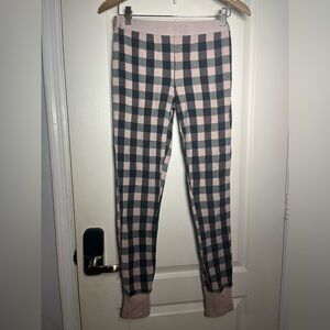 Victoria's Secret Pink and Black Plaid Pajama Pants